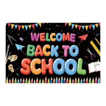 Tapeçaria Welcome Back To School Wall 180x115cm, microtecido Tapeçaria Welcome Back To School Wall 180x115cm, microtecido