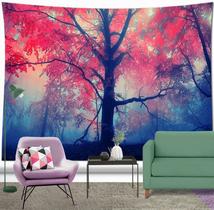 Tapeçaria World Maple Leaf Tree Wall 180x150cm em microtecido Tapeçaria World Maple Leaf Tree Wall 180x150cm em microtecido