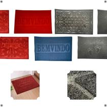 Tapede Capacho Entrada Bem Vindo Antiderrapante 40x60