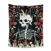 Tapestry Horror Halloween Skeleton Wall 200x150cm, microtecido Tapestry Horror Halloween Skeleton Wall 200x150cm, microtecido