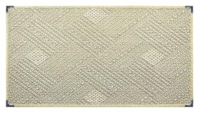 Tapete 0,50 x 0,80 capacho bem vindo sisal entrada de porta sem pelo 100% antiderrapante sala quarto (s-567-clean)