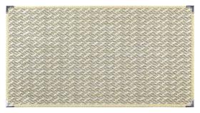 Tapete 0,50 x 0,80 capacho bem vindo sisal entrada de porta sem pelo 100% antiderrapante sala quarto (s-568-clean)