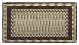 Tapete 0,50 x 0,80 capacho bem vindo sisal entrada de porta sem pelo 100% antiderrapante sala quarto (s-590-tabaco)