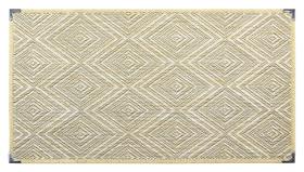 Tapete 0,50x0,80 tapetinho capacho sisal lancer não escorrega sem pelo moderno otima qualidade