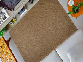 Tapete 150 x 200 decorativo sisal sem pelo não escorrega sala quarto escritório comercio luxo lancer-s-578-terracota