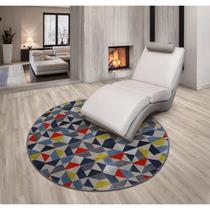 Tapete 150cm Redondo Pixel School Tapetes São Carlos Tapete 150cm Redondo Pixel School Tapetes São Carlos