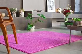 Tapete 1,50x2,00 pelo 100% antiderrapante sala recepção quarto escritório silky lancer (sl-06-rosa)