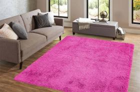 Tapete 2,00 X 1,50 Peludo 40mm Sala Luxo Pink