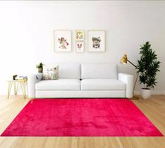 Tapete 200 x 300 toque macio apolo casa quarto sala fácil de limpar ótimo acabamento loja autorizada-pink