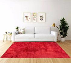 Tapete 200 x 300 toque macio apolo casa quarto sala fácil de limpar ótimo acabamento loja autorizada-vermelho