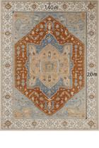 Tapete 2,00x1,40 m Impermeável Vinci Verona Jolitex Moderno, Dobrável, Lavável