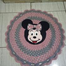 Tapete 3D minie Crochê Tapete 3D minie Crochê
