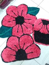 Tapete 3peças banheiro