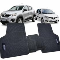 Tapete 4 Peças Bordado Veículos Renault Duster Oroch Captur Clio Sedan Van Master Sandero - U2866 Tapete 4 Peças Bordado Veículos Renault Duster Oroch Captur Clio Sedan Van Master Sandero - U2866