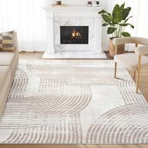 Tapete Abani Creme 272 x 366 cm Estilo Mid-Century Modern
