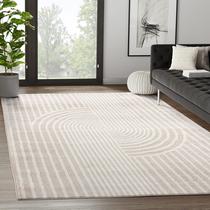 Tapete Abani Nuevo 61 x 91 cm Bege com Padrão de Arcos