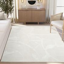 Tapete Abani Zen 61x91 cm Creme Neutro Pinceladas