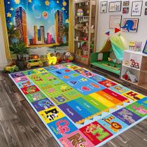 Tapete ABC Kids for Playroom Classroom Floor Play Mat 200x150cm Tapete ABC Kids for Playroom Classroom Floor Play Mat 200x150cm