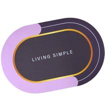 Tapete Absorvente Antiderrapante Living Simple - 38x58 -Castela Tapete Absorvente Antiderrapante Living Simple - 38x58 -Castela