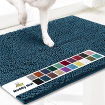 Tapete Absorvente para Patas de Cães Muddy Mat - Microfibra Azul (90x60cm)