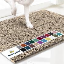 Tapete Absorvente para Patas de Cães Muddy Mat - Microfibra Bege