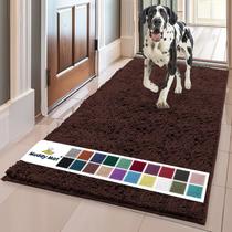 Tapete Absorvente para Patas de Cães Muddy Mat - Microfibra Marrom