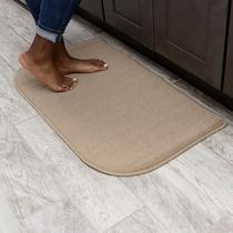 Tapete Accent Ritz, lavável, resistente a manchas, 50,8 x 91,44 cm, bege