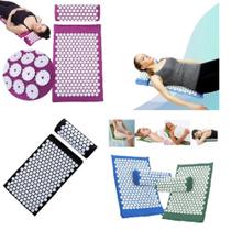 Tapete acumputura colchonete yoga travesseiro kit Tapete acumputura colchonete yoga travesseiro kit