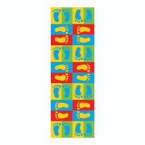 Tapete Adesivo Amarelinha Infantil Modelo Pés Sensorial para Quarto e Escola OEM Tapete Adesivo Amarelinha Infantil Modelo Pés Sensorial para Quarto e Escola OEM