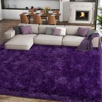 Tapete Ailyei Ultra Soft Purple 180x270cm para sala de estar