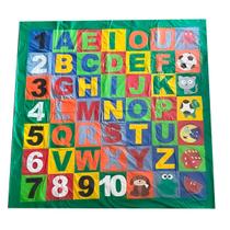 Tapete Alfabeto Pedagógico Educativo Alfabetização Divertida Tapete Alfabeto Pedagógico Educativo Alfabetização Divertida