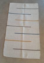 Tapete Algodão Tear Cru Listras Coloridas 0,80x1,50m