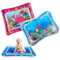 Tapete Almofada De agua Inflável Infantil Fundo do Mar Bebê