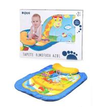 Tapete Almofada Infantil Azul 75x60cm Brincar/Descansar/Trocar -Dican
