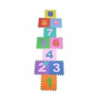 Tapete Amarelinha 10 peças em E.V.A Fundamental Brinquedos Tapete Amarelinha 10 peças em E.V.A Fundamental Brinquedos