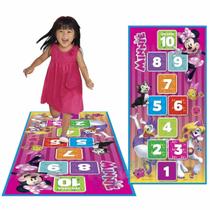 Tapete Amarelinha Minnie Líder Brinquedos Tapete Amarelinha Minnie Líder Brinquedos