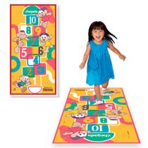 Tapete Amarelinha Turma da Mônica Eva Líder Brinquedos Tapete Amarelinha Turma da Mônica Eva Líder Brinquedos