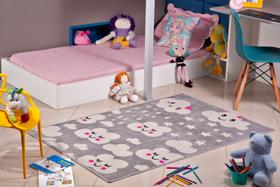 Tapete andino infantil 1,00 x 1,50 sala quarto menino menina antiderrapante veludo moderno pousada lancer