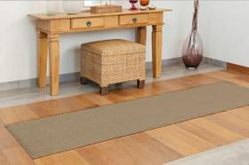 Tapete antiderrapante 0,50x1,80 passarela trilho corredor beira cama pelo super macio classic oasis (trigo)