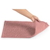 Tapete Antiderrapante Banheiro 60 x 40 cm Cor ROSÊ - Lavável
