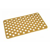 Tapete Antiderrapante Banheiro Cozinha Flexivel PVC AMARELO Cristal 64x39cm Aquaplas Tapete Antiderrapante Banheiro Cozinha Flexivel PVC AMARELO Cristal 64x39cm Aquaplas