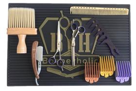 Tapete Antiderrapante Barbeiro Bancada Salão E Barbearia
