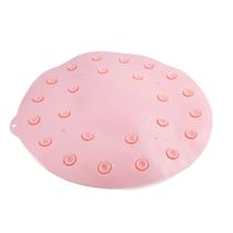 Tapete Antiderrapante Box Banheiro Lava Pes Massageador C/ Ventosas Cor:Rosa