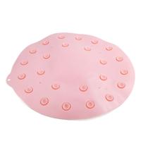 Tapete Antiderrapante Box Banheiro Lava Pes Massageador C/ Ventosas Rosa