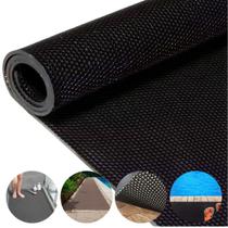 Tapete Antiderrapante Box Banheiro Piscina Áreas Úmidas Proteção Criança Idosos 40x60 Emborrachado