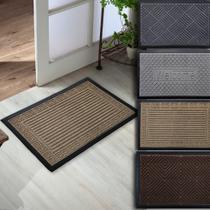 Tapete Antiderrapante Capacho 40cm X 60cm Porta Entrada Sala Bem Vindo Quarto Banheiro Acabamento Borracha