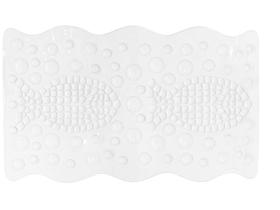 Tapete Antiderrapante De Box Peixe Retangular Incolor 59X34Cm - Uzoo Tapete Antiderrapante De Box Peixe Retangular Incolor 59X34Cm - Uzoo