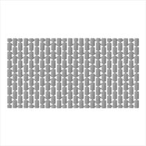 Tapete Antiderrapante De Luxo Box Idoso Criança Com Ventosa 40 x 73cm Cor:Cinza Tapete Antiderrapante De Luxo Box Idoso Criança Com Ventosa 40 x 73cm Cor:Cinza