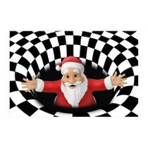 Tapete antiderrapante de Natal 3D Santa Claus Grinch - Generic