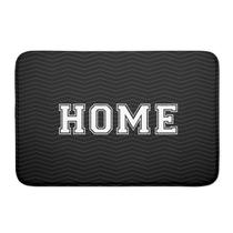 Tapete Antiderrapante De Porta Preto Home